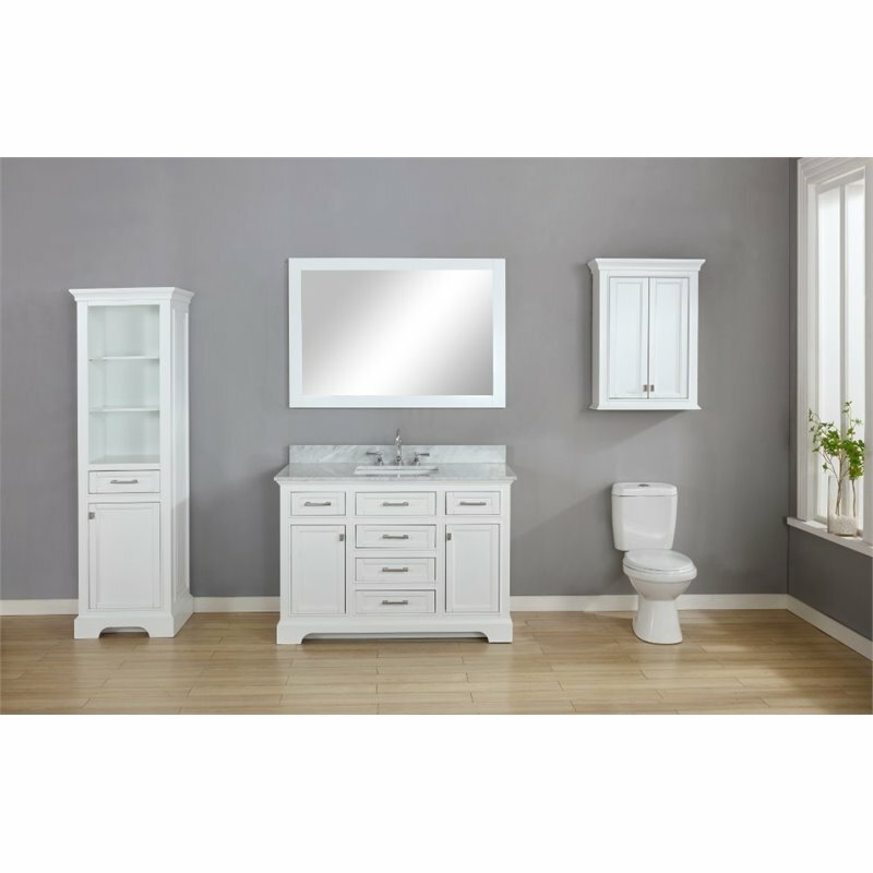 Design Element Group Milano 48″ Single Vanity in White