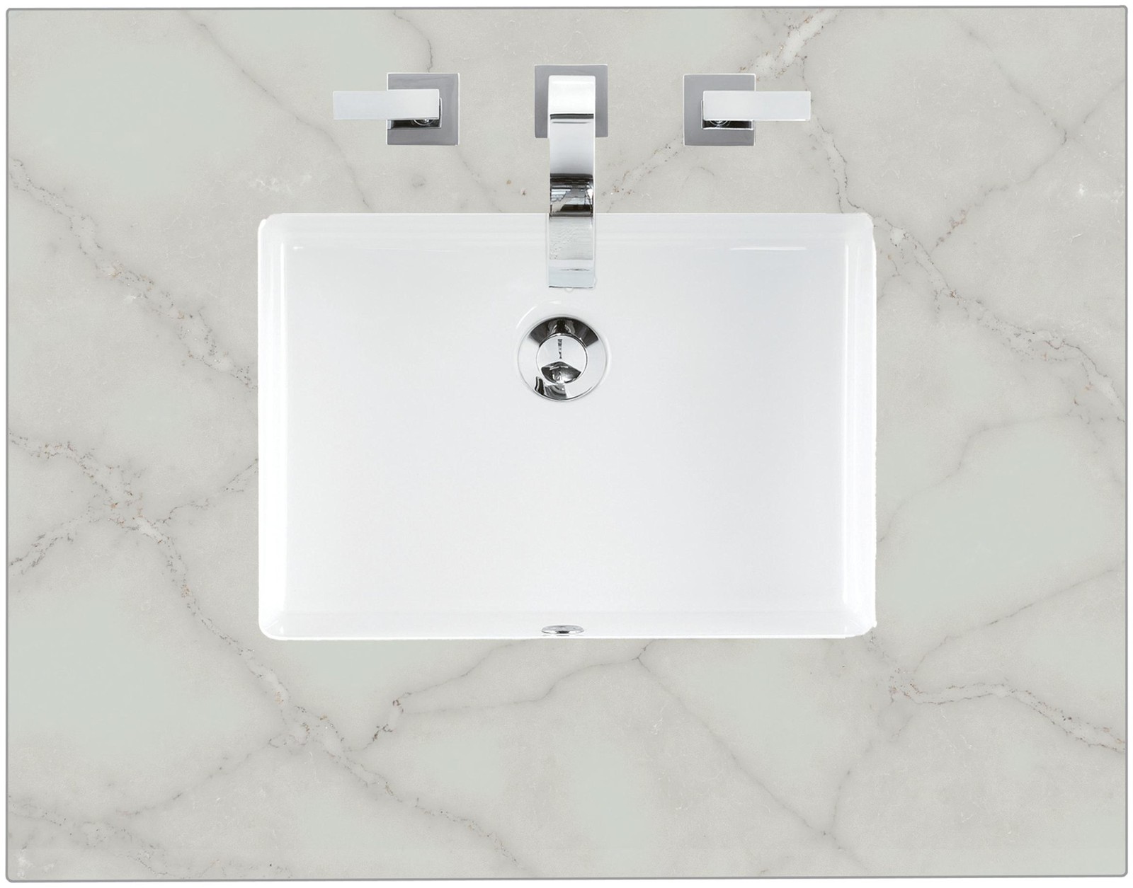 James Martin Vanities 050-S30 30″ Ceramic and Stone Composite – Victorian Silver