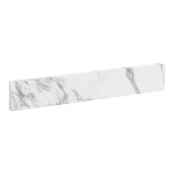 Home Decorators Collection 21in Cultured Marble Side Splash in Toscana