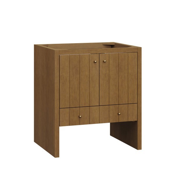 30″ James Martin Hudson 435-V30-HNO Single Vanity Cabinet Honey Oak