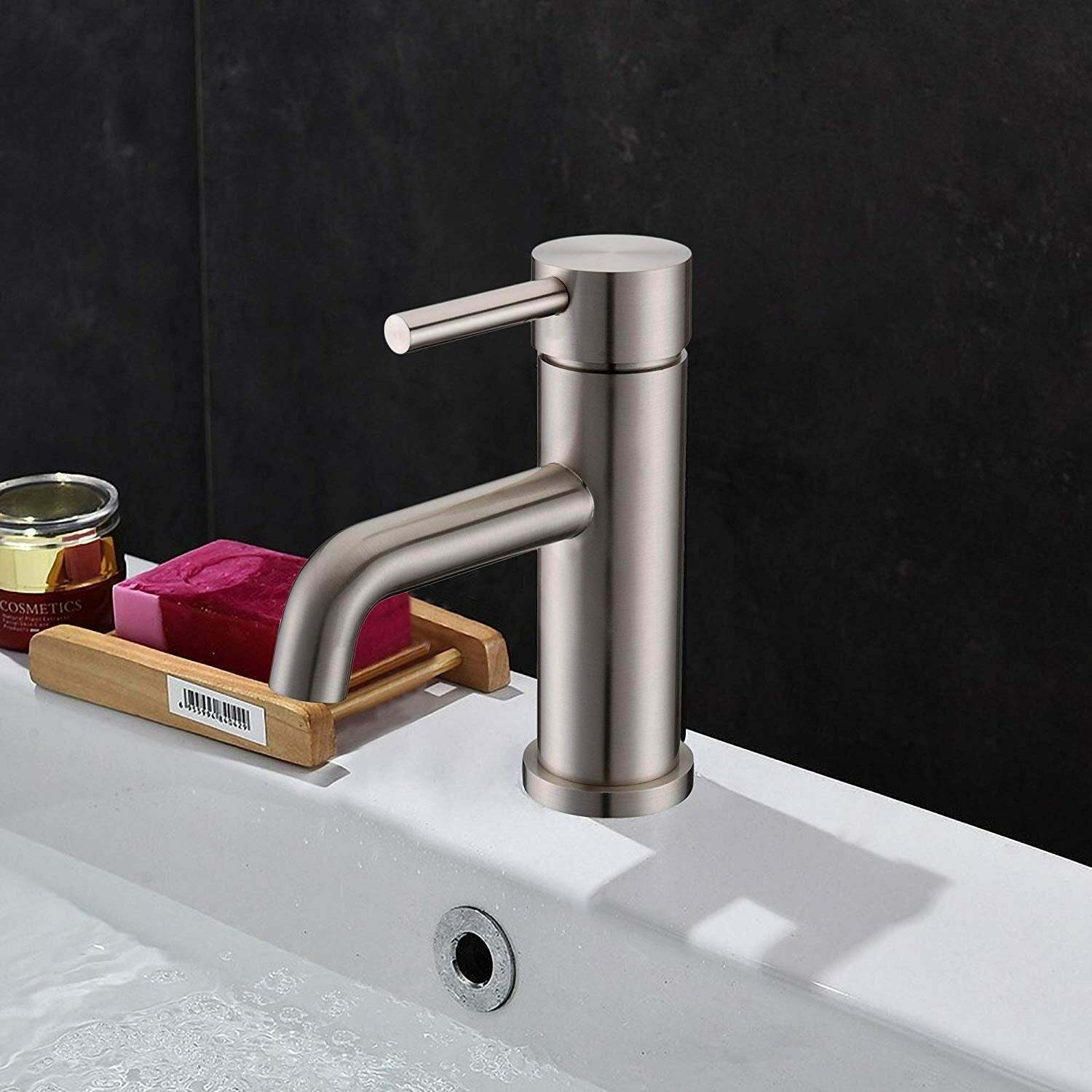 Bathroom Vanity Art Single Handle Lavatory Faucet 6.5 in – VA10119A1-BN