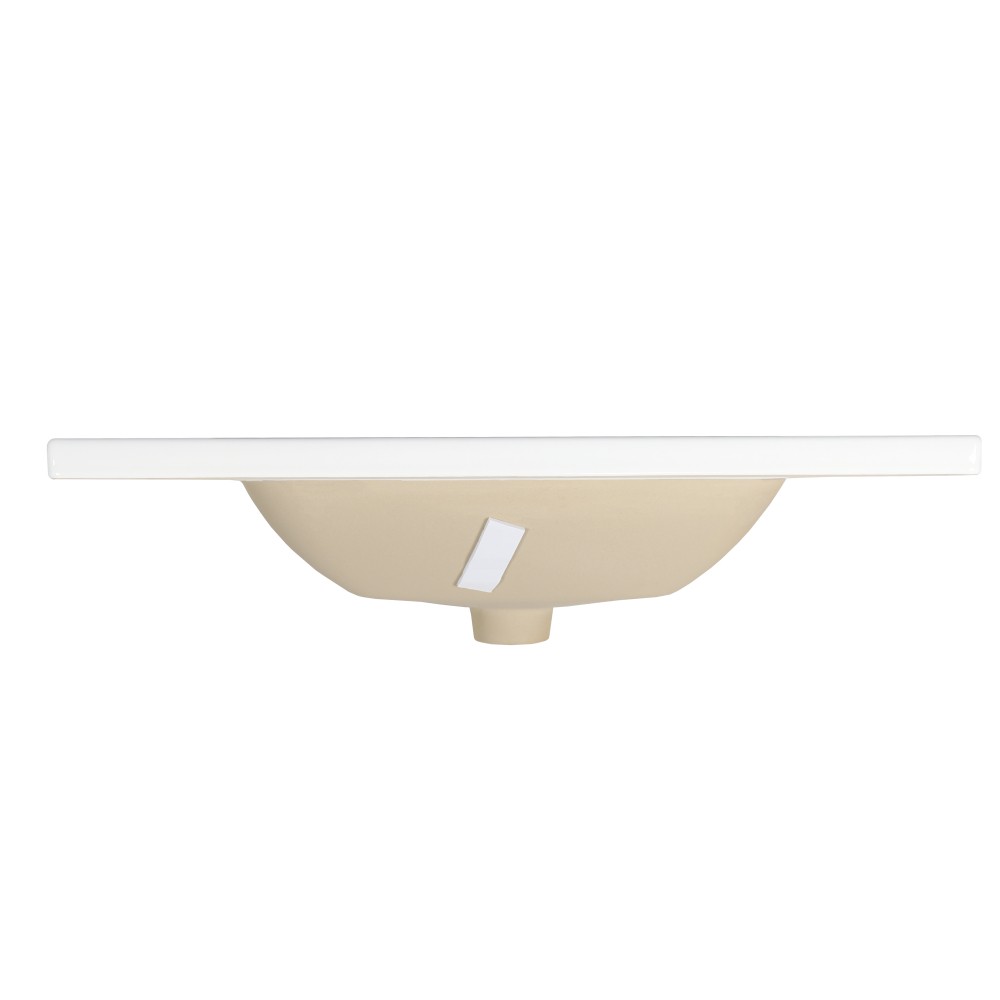 27.8″ White Ceramic Basin, Only Ceramic Sink, Without Cabinet