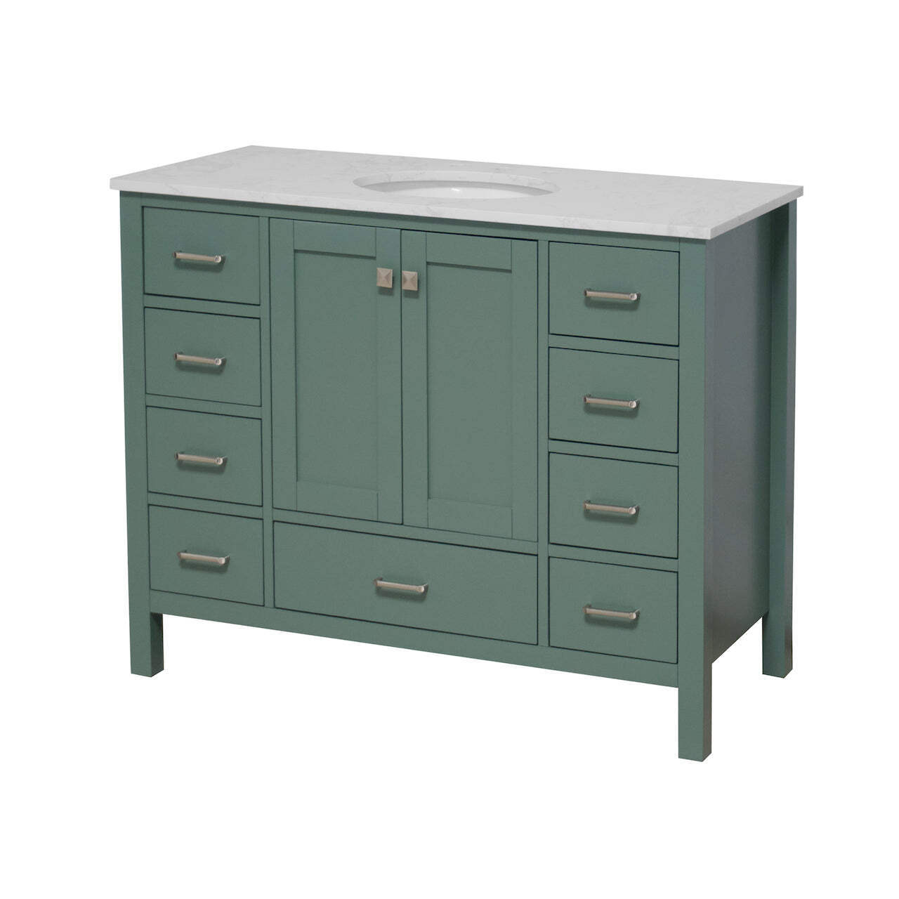 Horizon 48-inch Vanity with Engineered Carrara Top