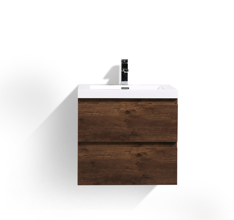 BOHEMIA LINA 24″ WALL MOUNTED BATH VANITY WITH REINFORCED ACRYLIC SINK MOB24