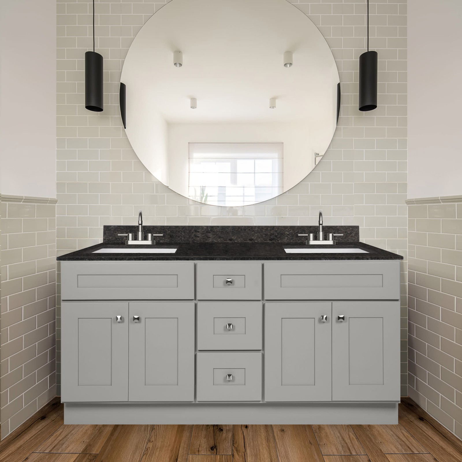 Design House 214999 Brookings 60″ Double – Grey