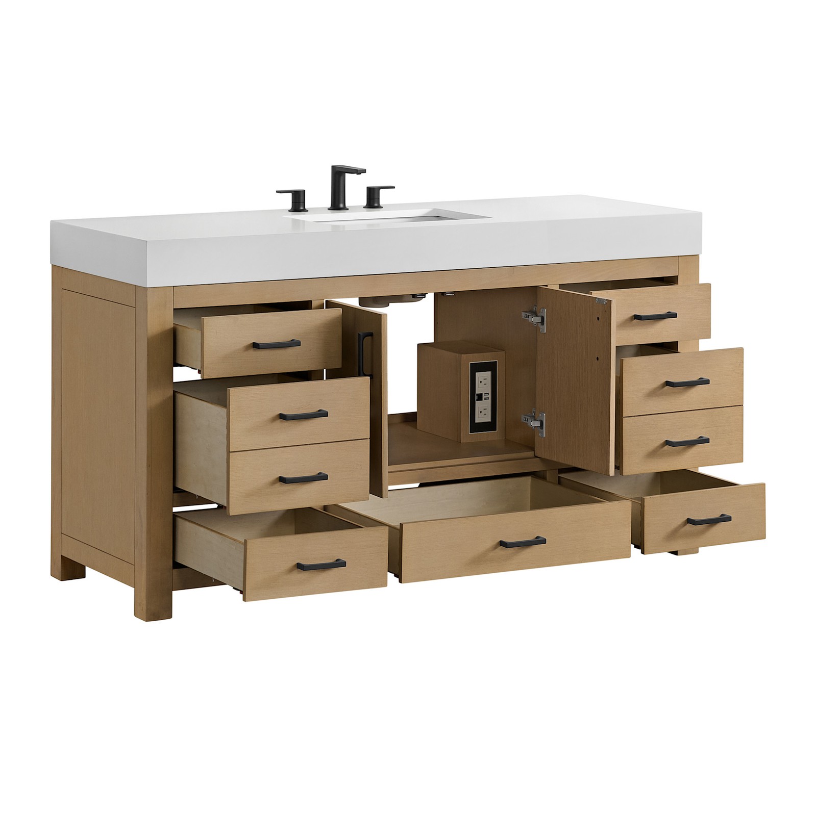 Miseno MV-MN520V60S Alanya 60″ – Warm Oak