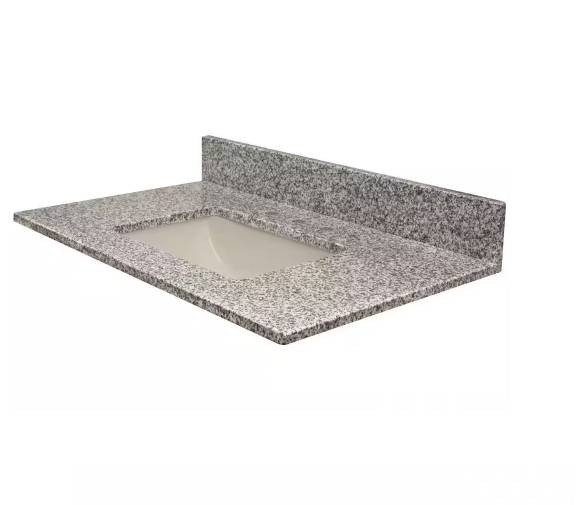 MarCraft Vista 31″ x 22.5″ Granite Single Rectangle Vanity Top WhiteBasin 1Aisle