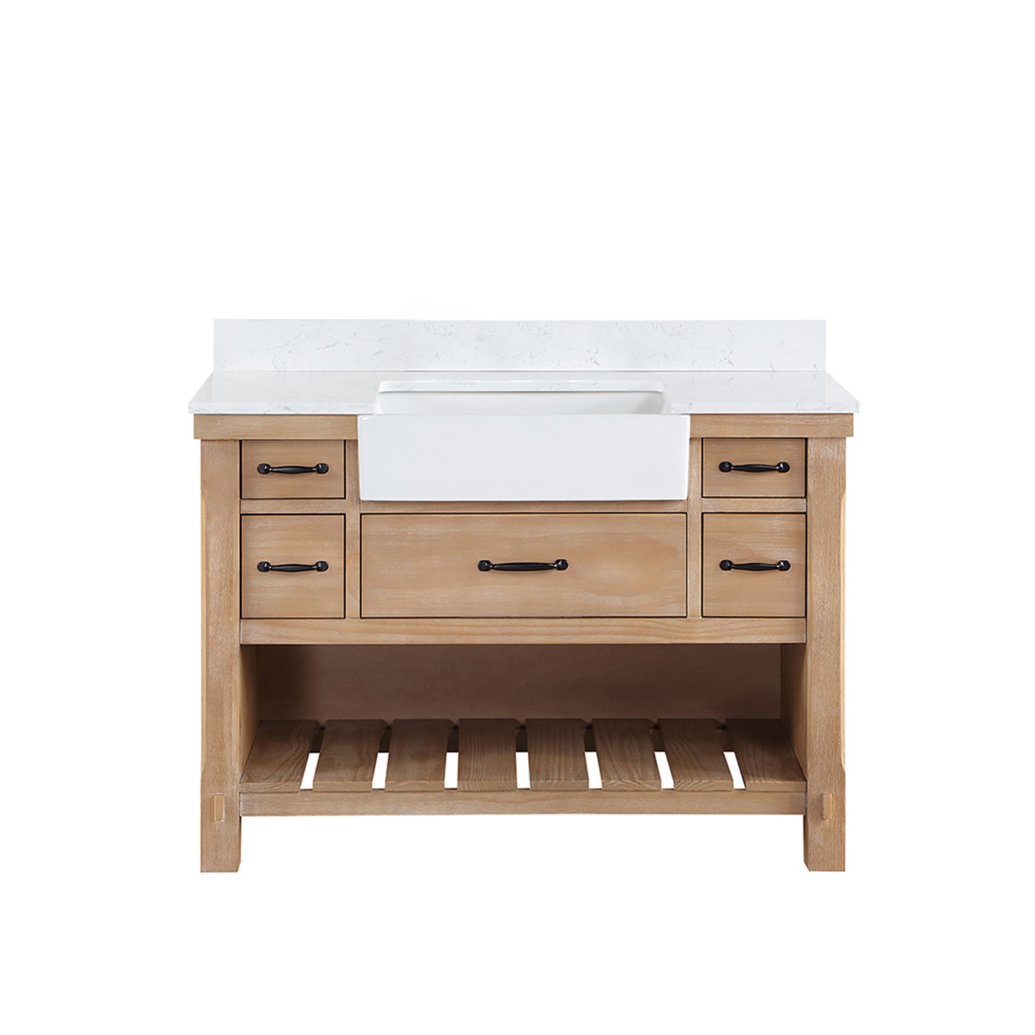 Miseno MV-NM-701648 Villareal 48″ – Weathered Pine / White