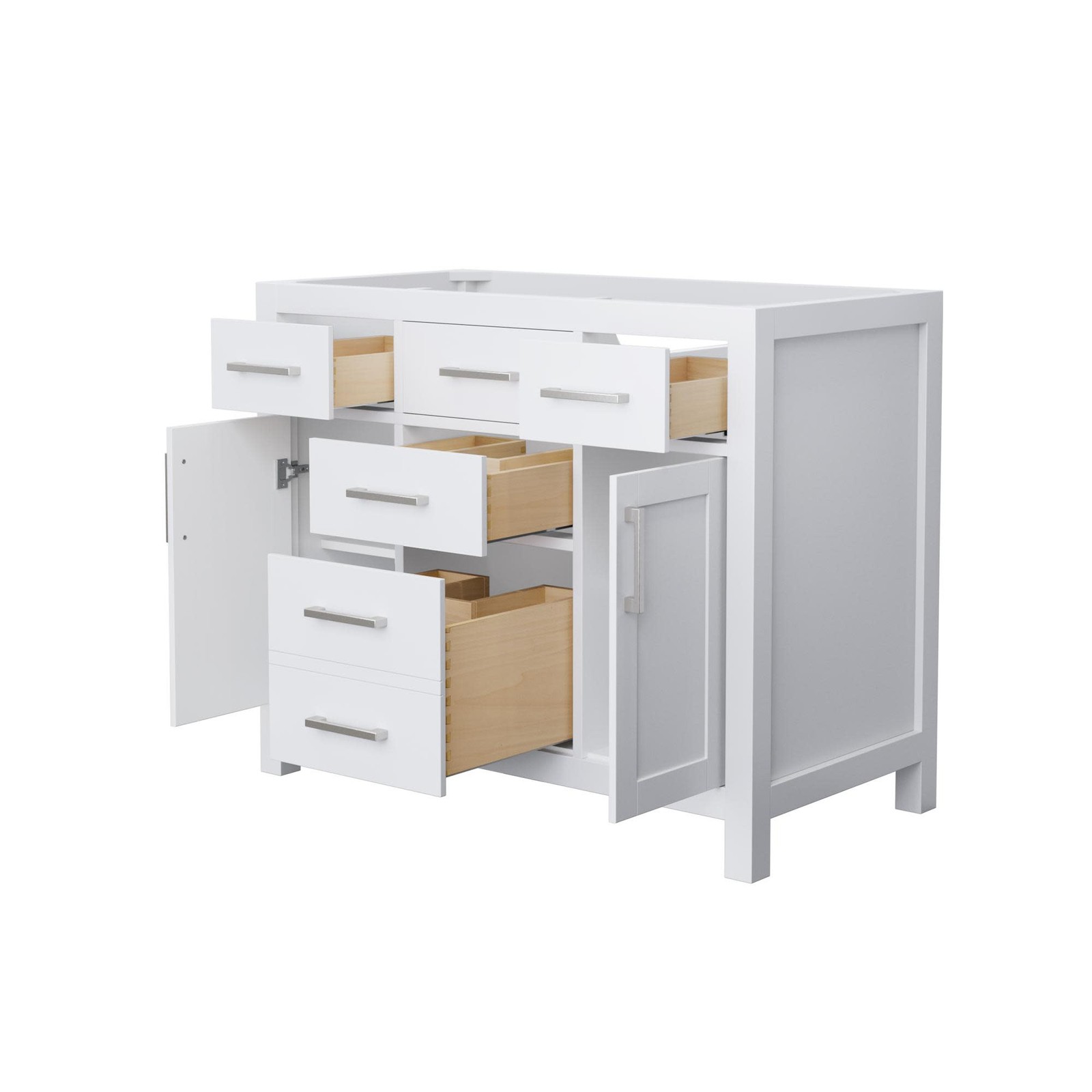 Wyndham Collection WCG242442S-CX-MXX Beckett 41″ Single – White / Brushed Gold