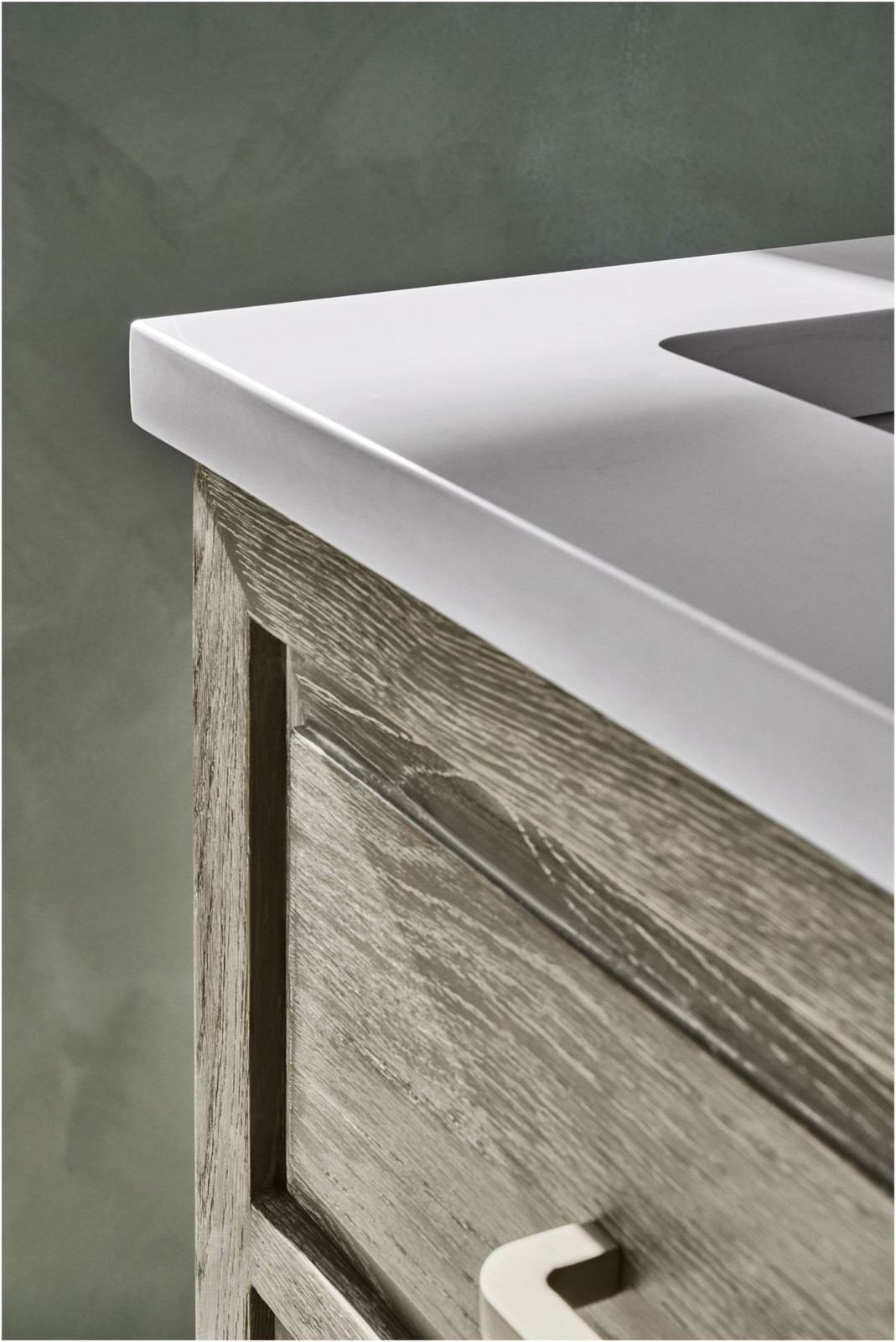 Robern TA60UDO-8CS7 Craft Series 60″ Quartz Vanity Top – White Zeus Extreme