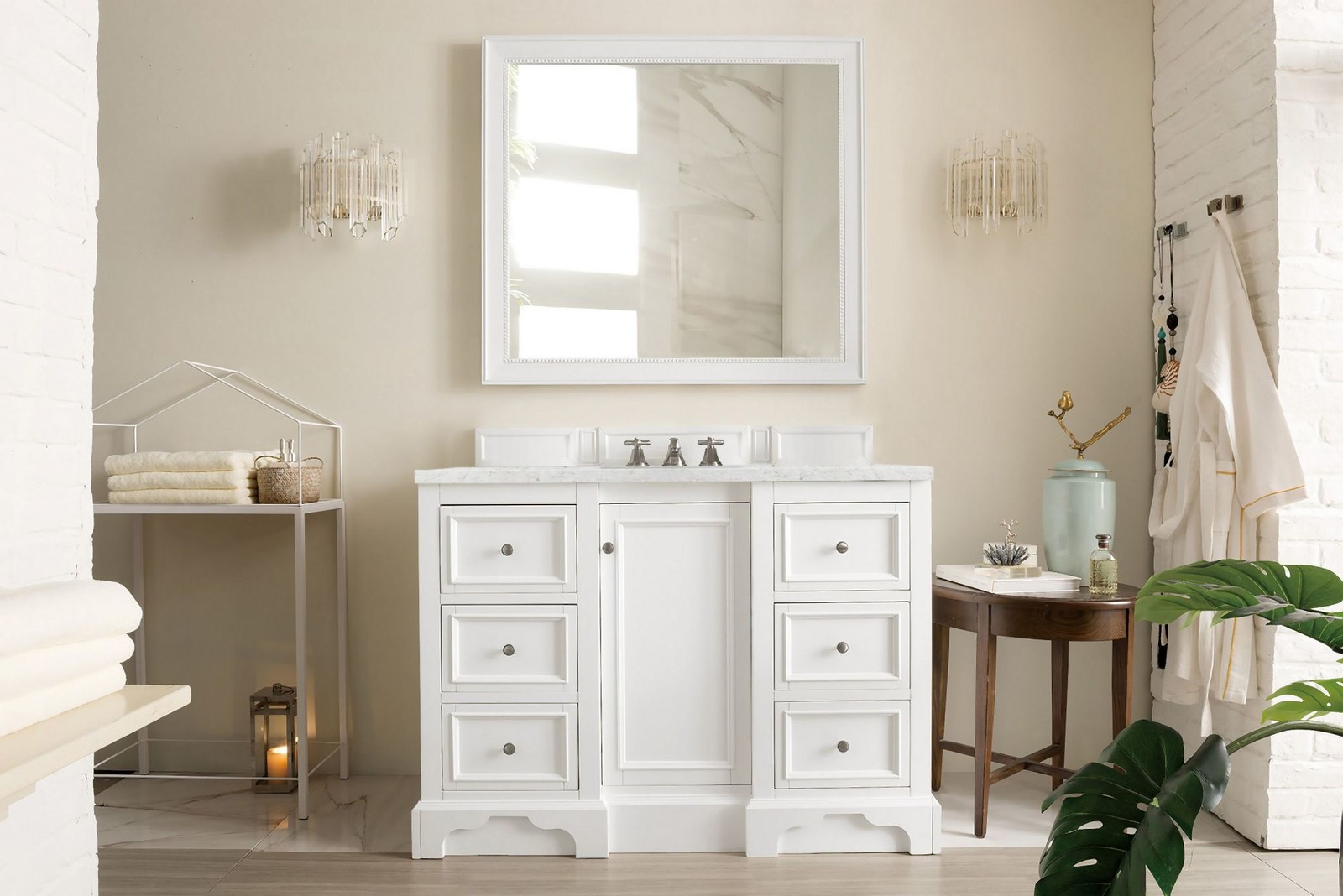 James Martin Vanities 825-V48-3EJP De Soto 48″ – White