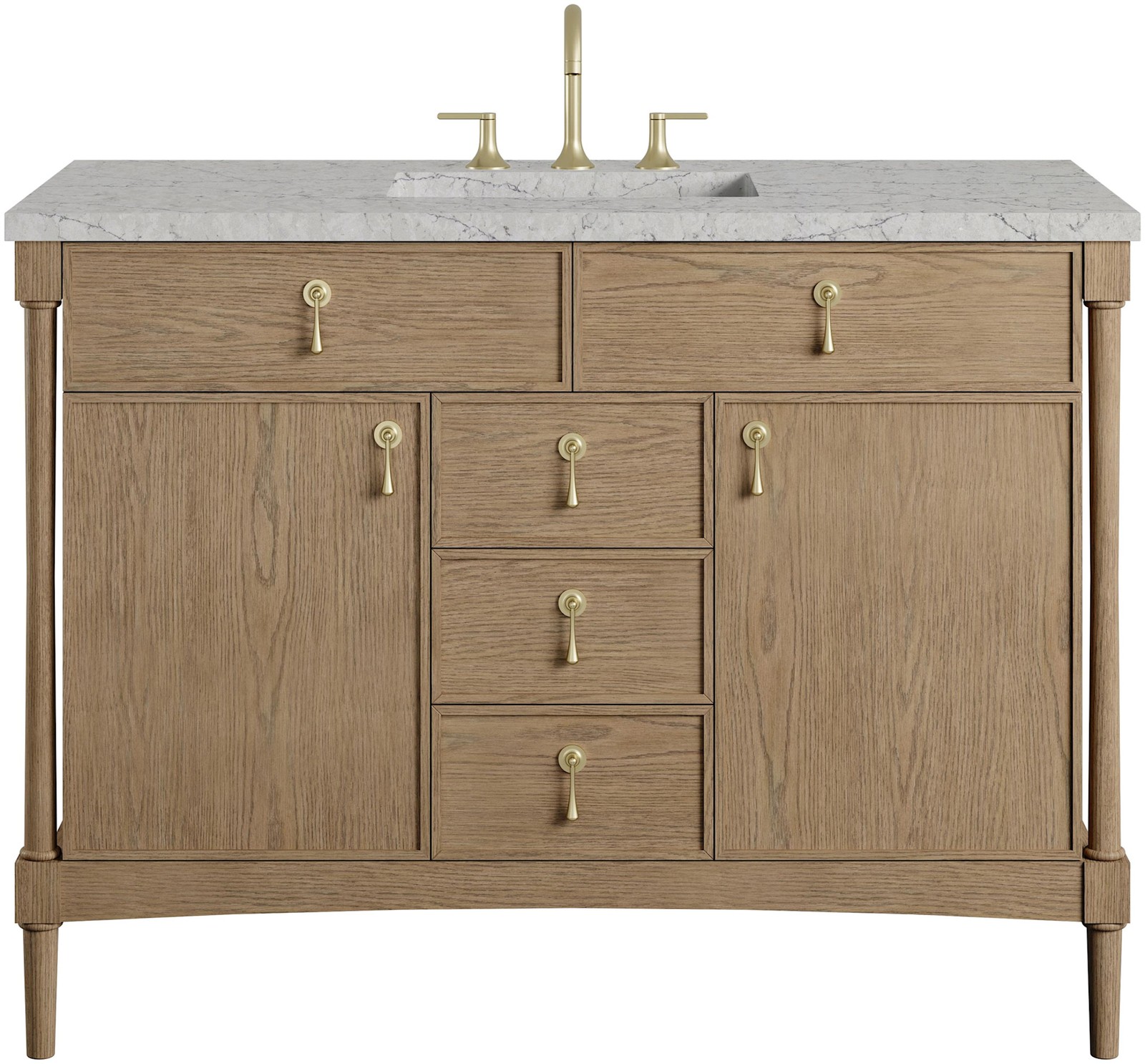 James Martin Vanities D680-V48-3EJP Kinnsden 48″ – Sable Oak