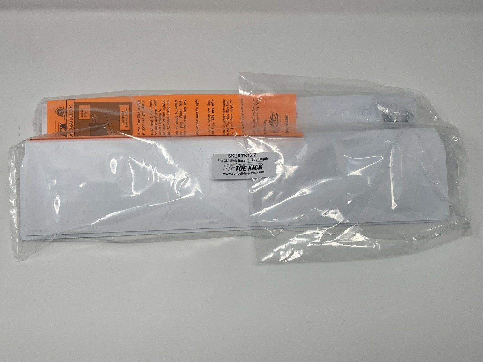 Sunbelt Displays 36” Prefab Toe Kick TK36.2 NIP