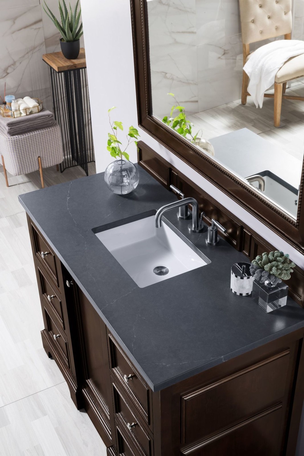 James Martin Vanities 825-V48-3CSP De Soto 48″ – White