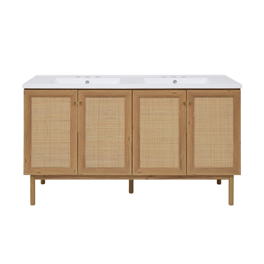 Swiss Madison SM-BV666D-3 Classe 60″ – Golden Oak / White