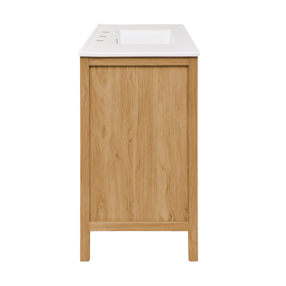 Swiss Madison SM-BV241-3 Chateau 36″ – Golden Oak / White