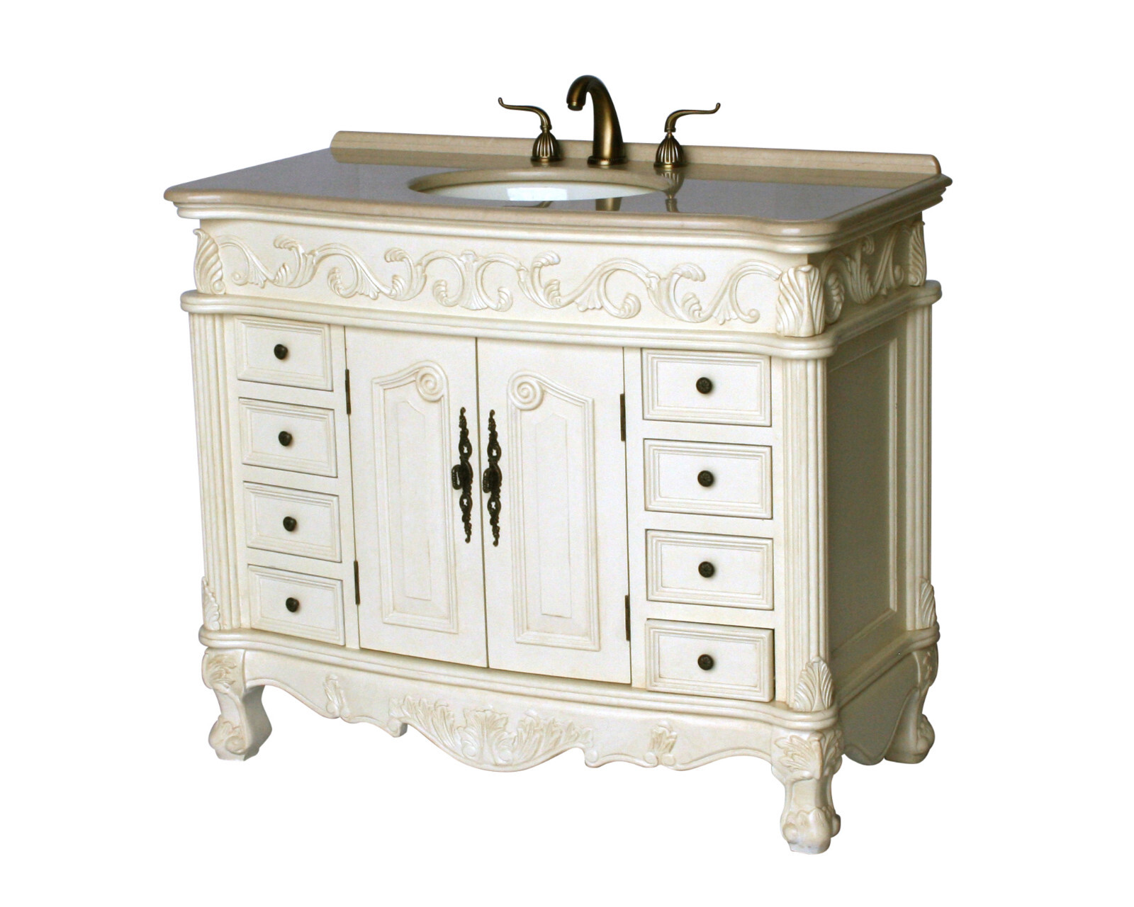 42-Inch Antique Style Single Sink Bathroom Vanity Model 3169-42 261
