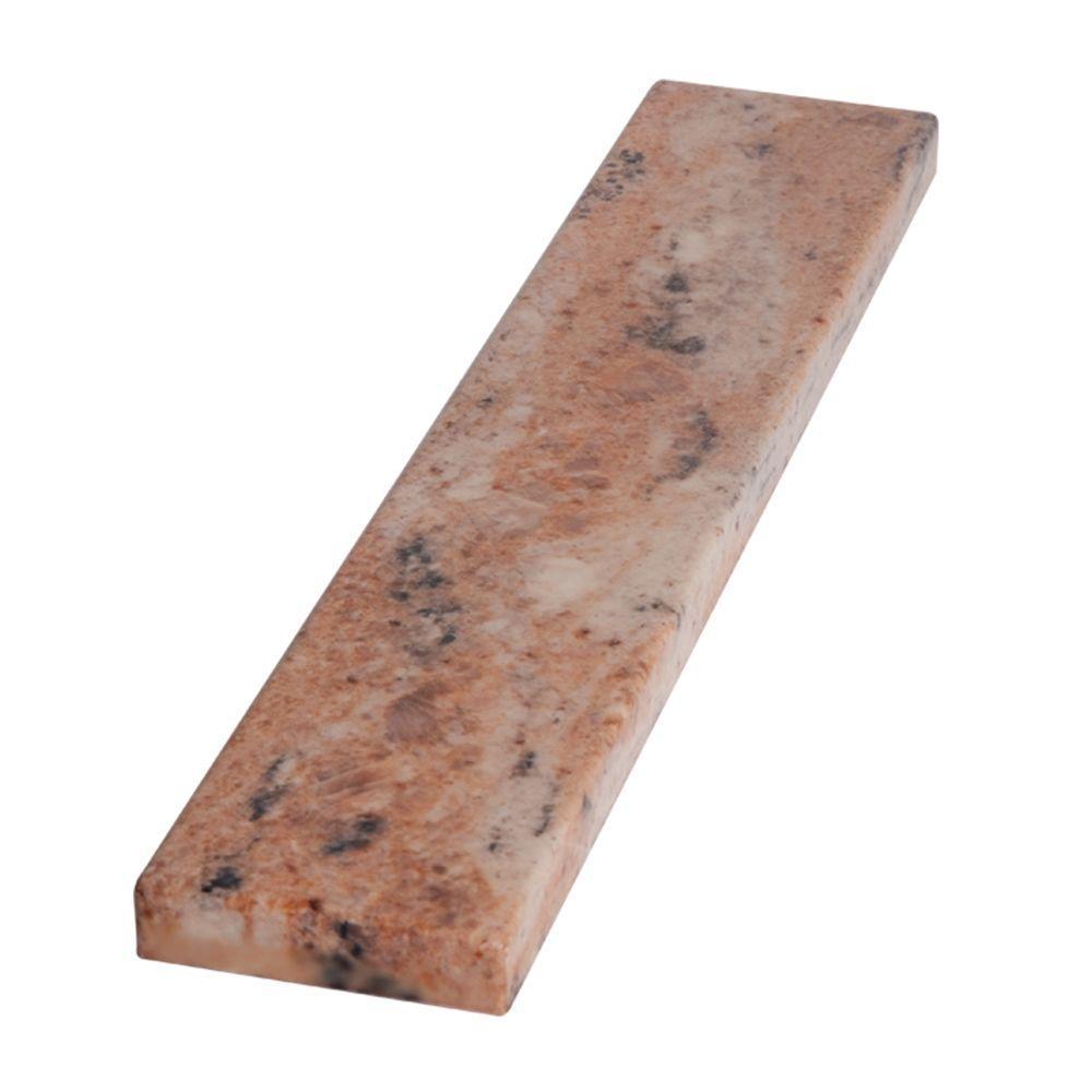 18 in. Stone Effects Sidesplash in Bordeaux