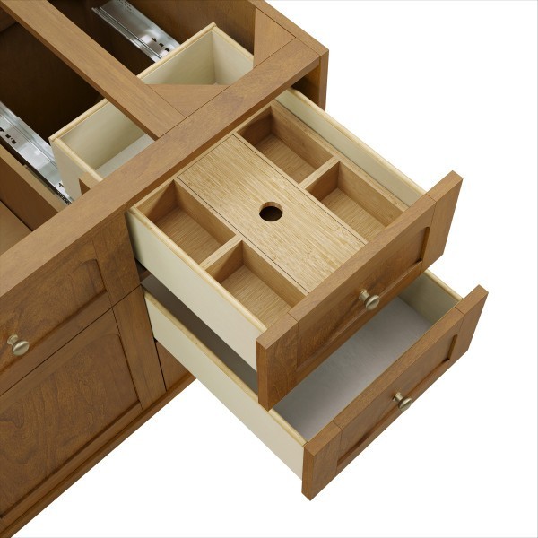 48″ James Martin Laurent 545-V48-HNO Single Vanity Cabinet Honey Oak