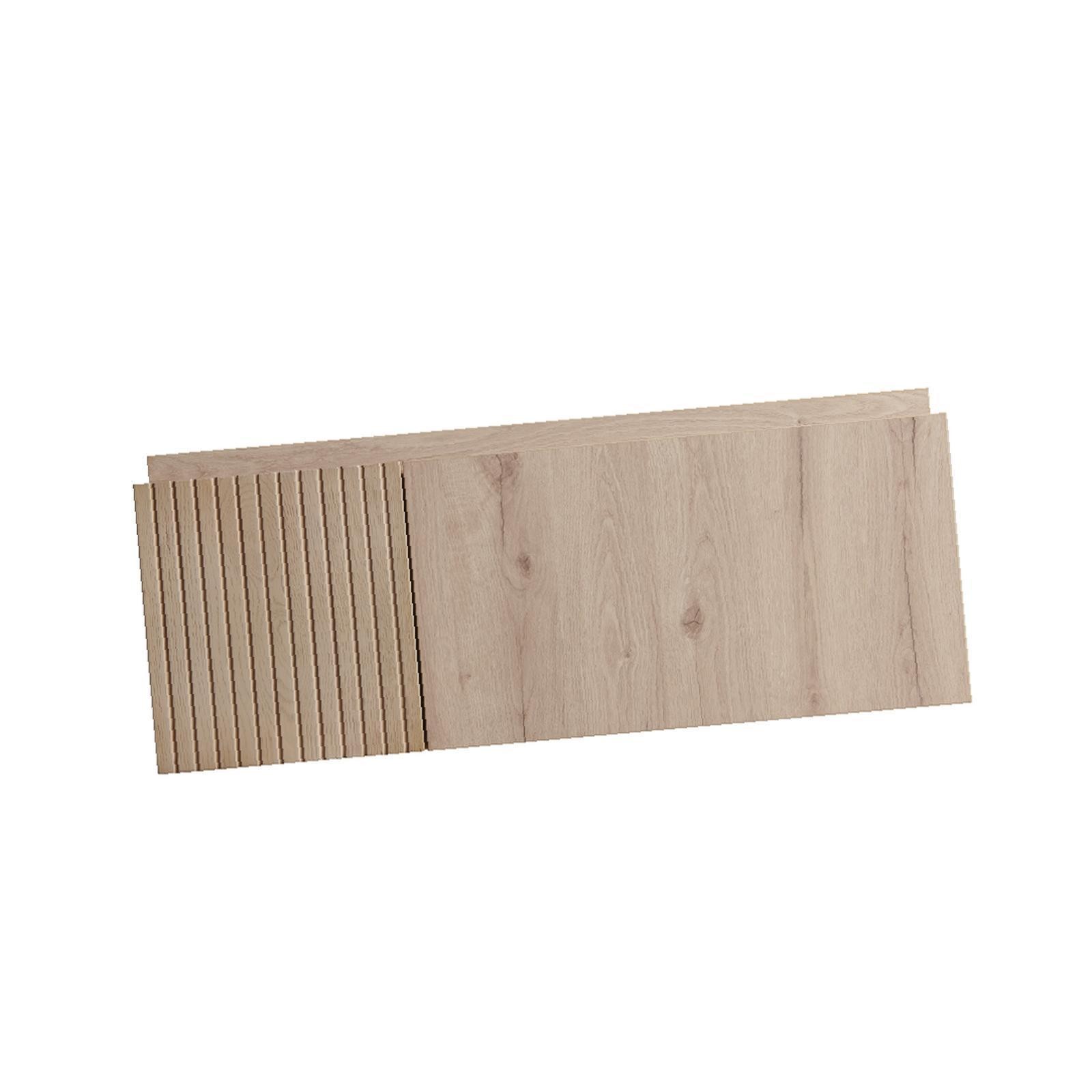 Bathroom Cabinet 36in, White Oak Finish, Double Doors, 1 Drawer, Soft Closing,