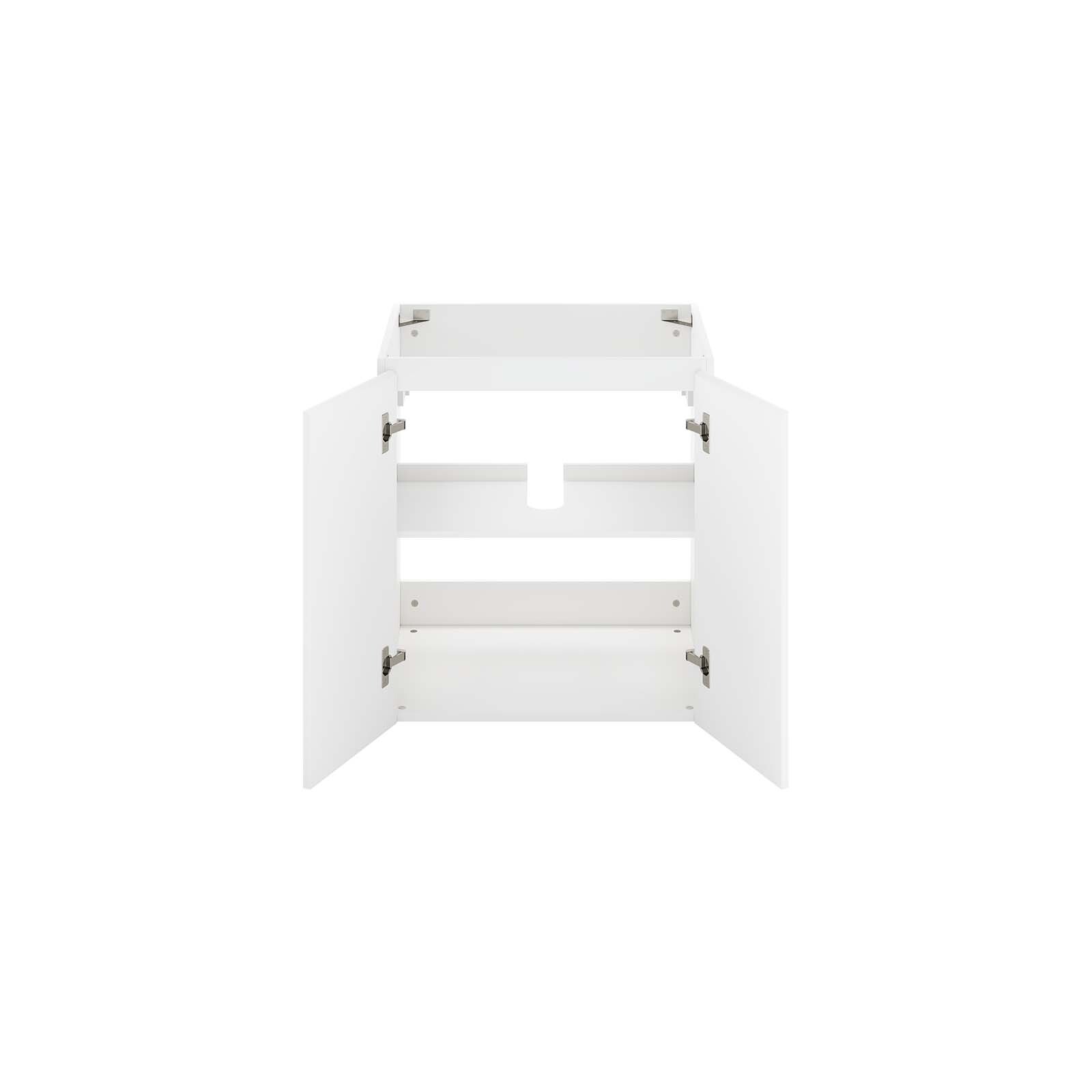 Modway Vitality 24″ Wall-Mount Bathroom Vanity in White