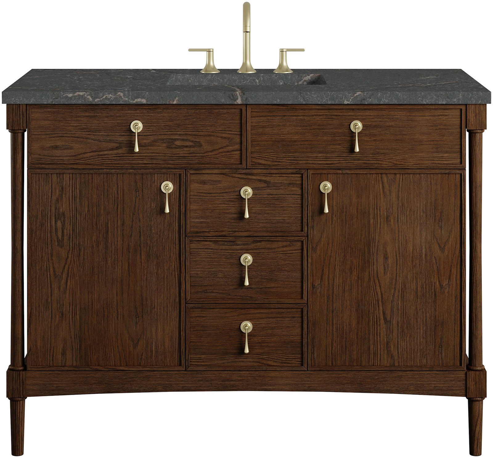 James Martin Vanities D680-V48-FPBL Kinnsden 48″ – Sable Oak