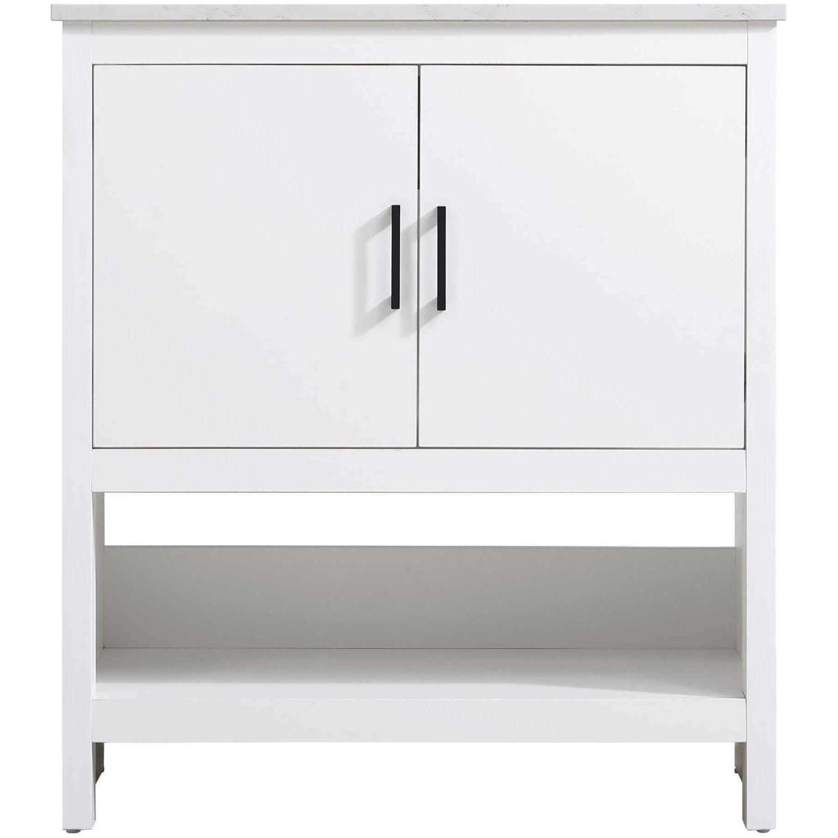 Elegant Lighting VF25230MWH Ira 30 X 34 inch White Bathroom Vanity Cabinet