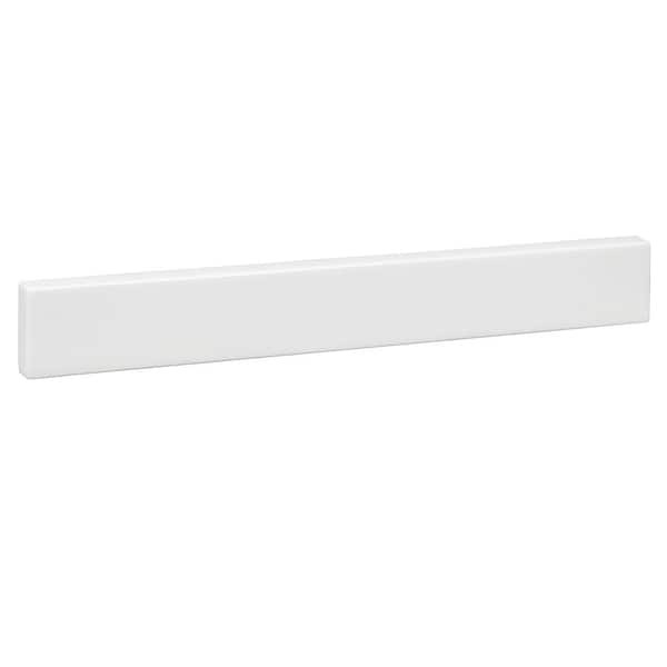 Glacier Bay Newport Cultured Marble Lite Sidesplash in White 17.6″ NSS19GBCOM-W