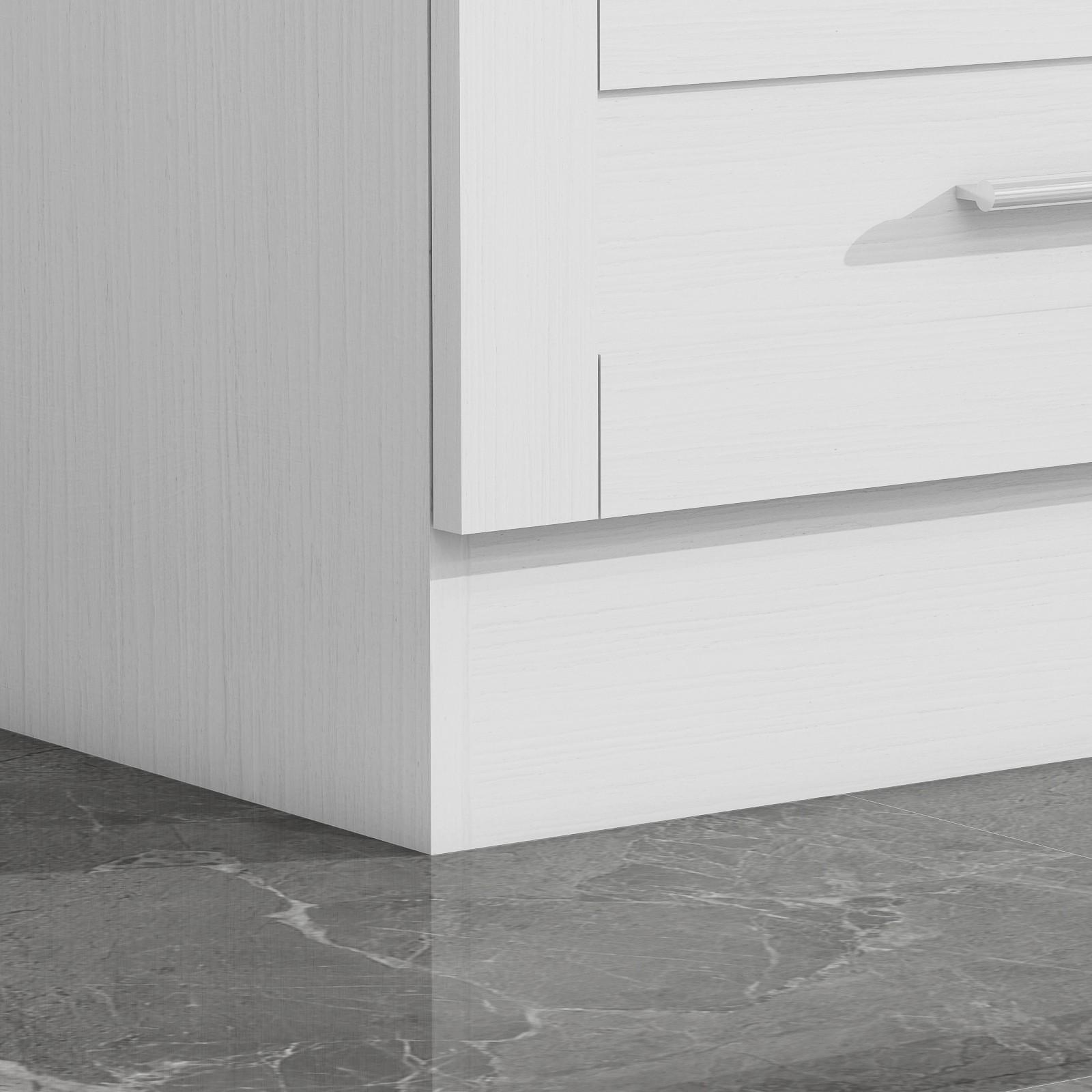 24″Bathroom Vanity All in One, Storage Cabinet, Mirror & Drawers