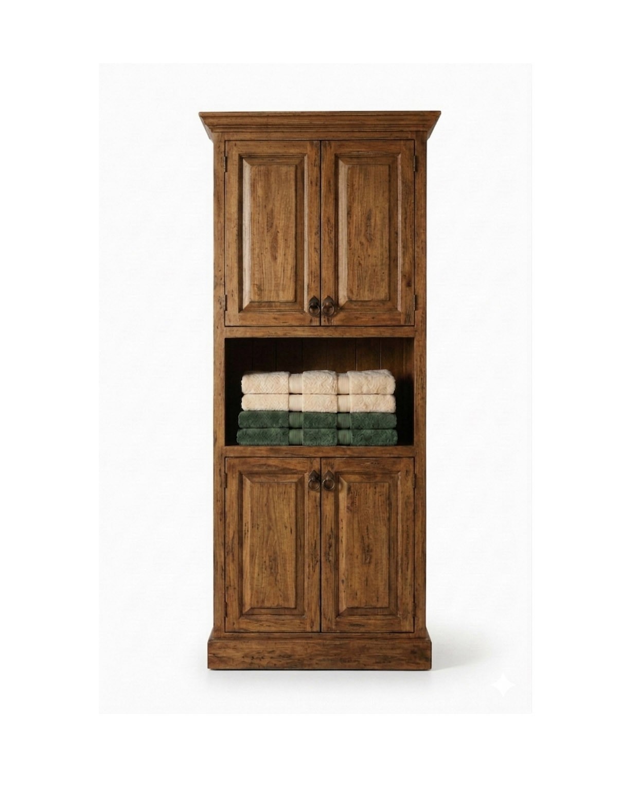 Abbot Rustic Medium Stain Bathroom Vanity