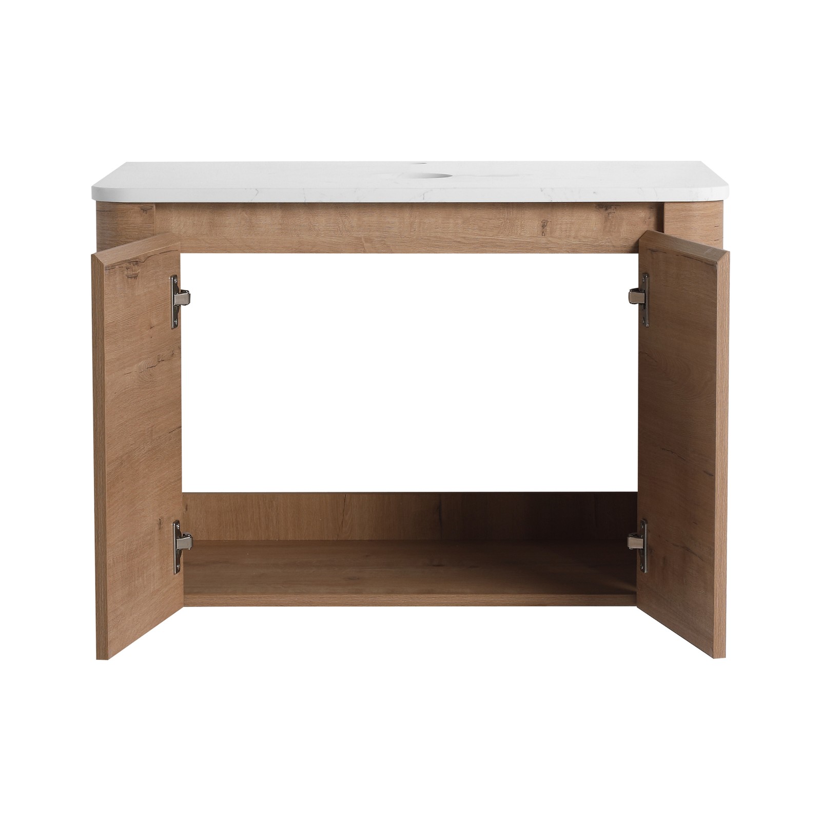 30″ Wood Floating Bathroom Vanity W/Soft-Close Door Cabinet Wall Mounted No Sink