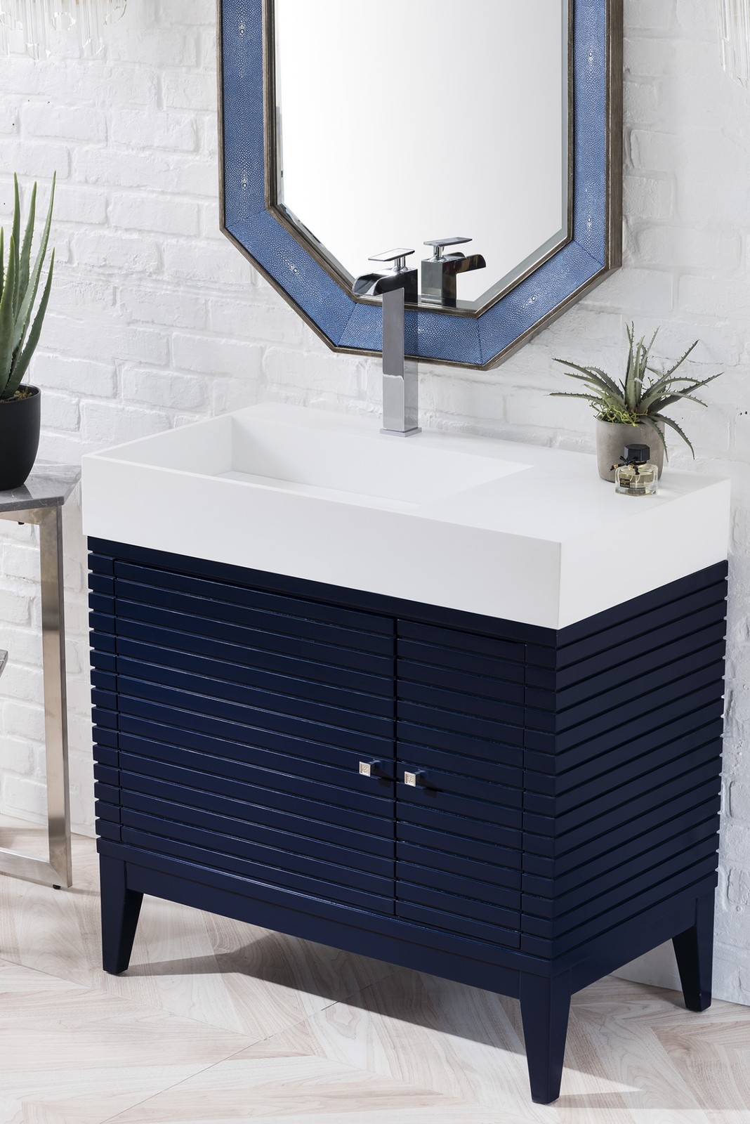 James Martin Vanities 210-V36 Linear 36″ Single Basin Hardwood – Wood