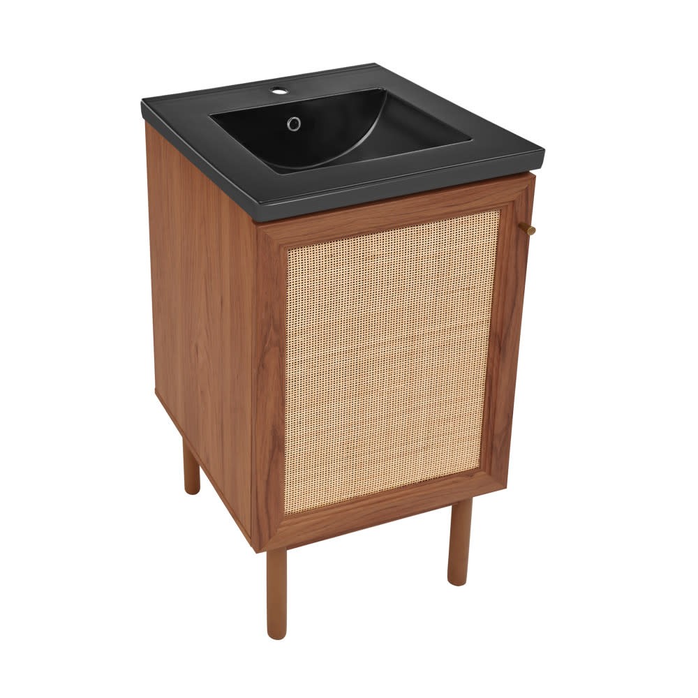 Swiss Madison SM-BV661 Classe 18″ – Brown Oak / Matte Black