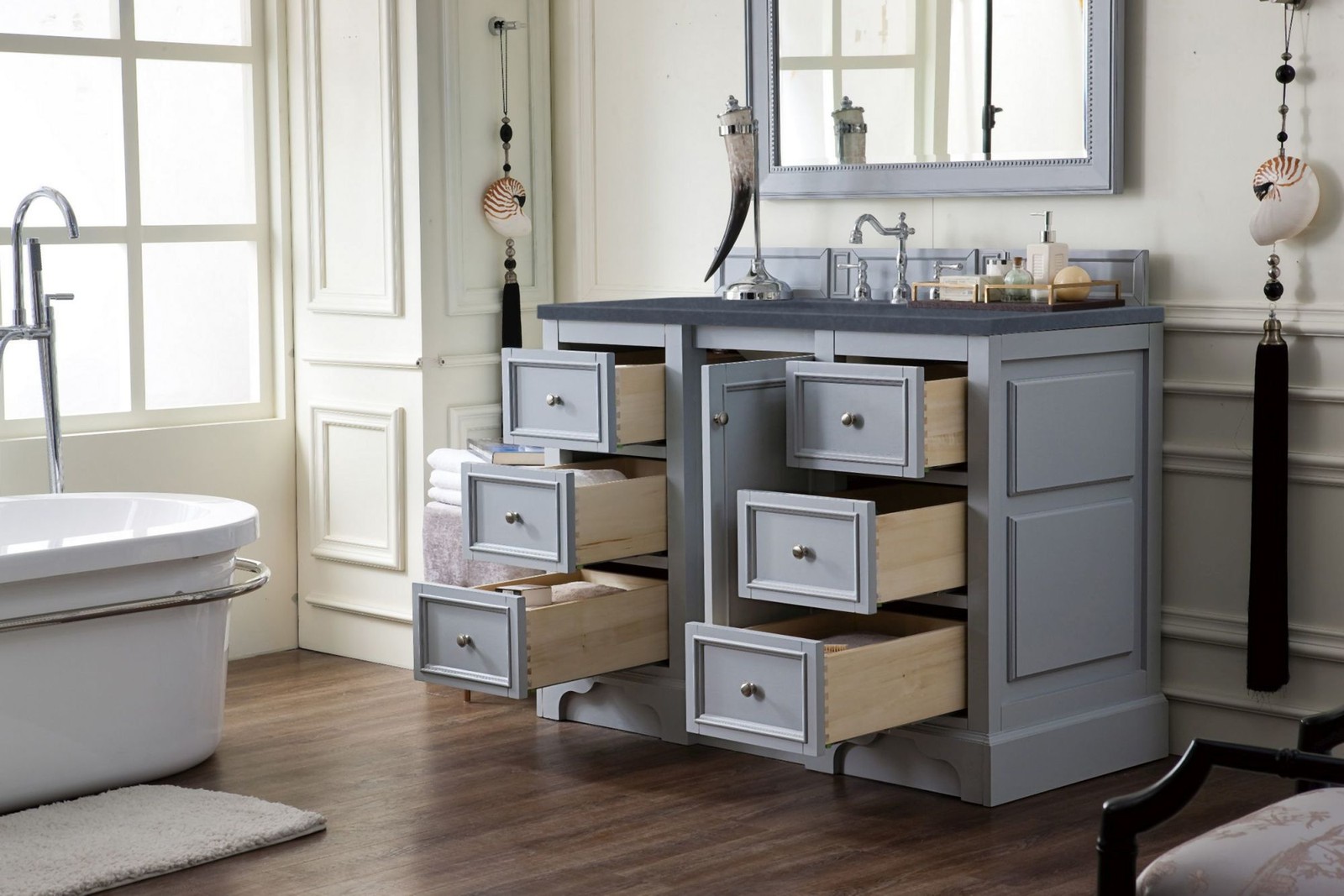James Martin Vanities 825-V48-3CSP De Soto 48″ – White