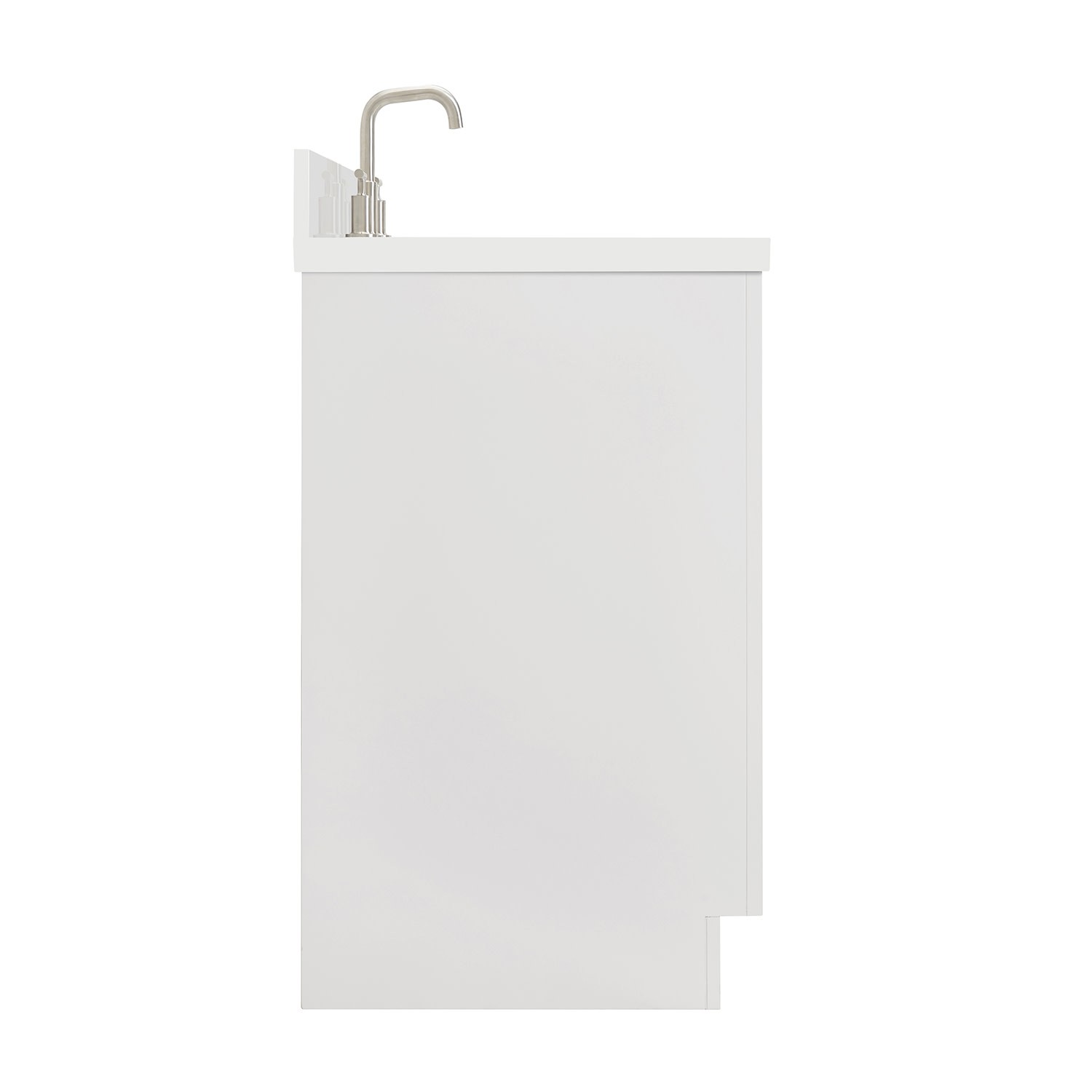 Ariel P49WQOVO Milan 49″ – Warm White / Pure White Quartz Top / Brushed Nickel
