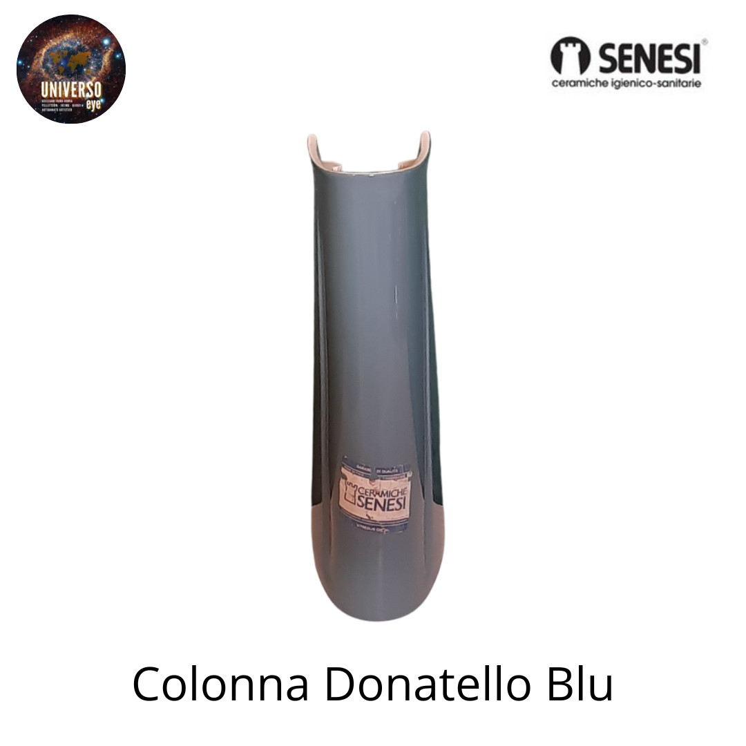 COLUMN DONATELLO Heraldic Blue – SDONATELLOCOLBLU (SIENESE CERAMICS)