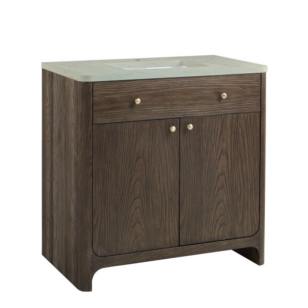 36″ James Martin Gracyn D125-V36-SBL Double Vanity Cabinet Sable
