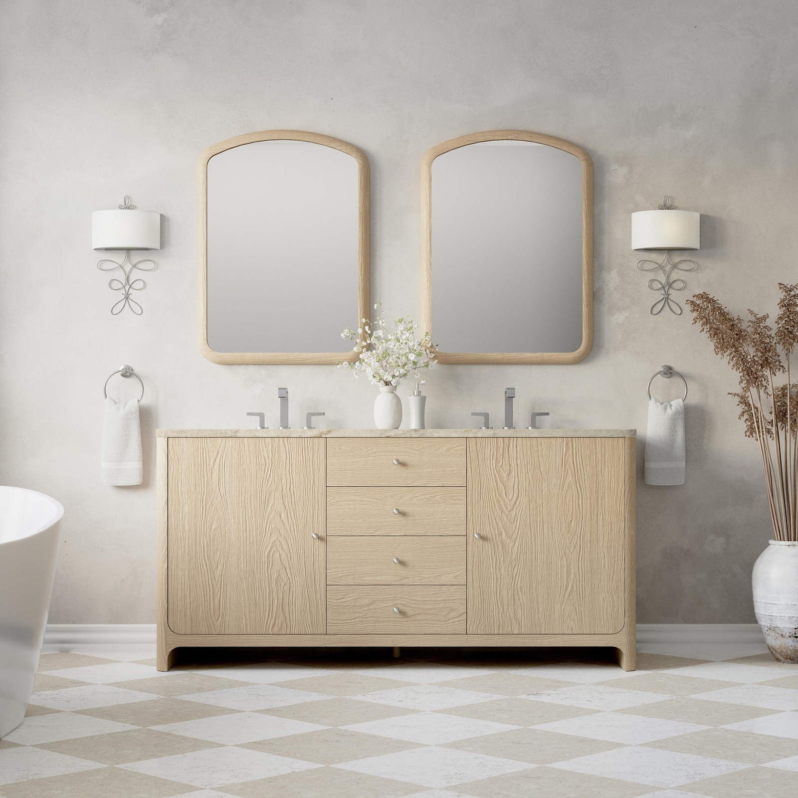 James Martin Vanities D125-V72-FTJR Gracyn 72″ – Sable