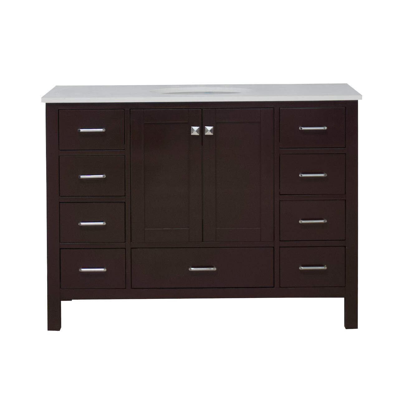 Horizon 48-inch Vanity with Engineered White Top