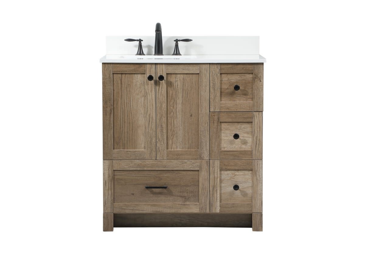 Elegant Lighting VF2832-BS Soma 32″ – Wood