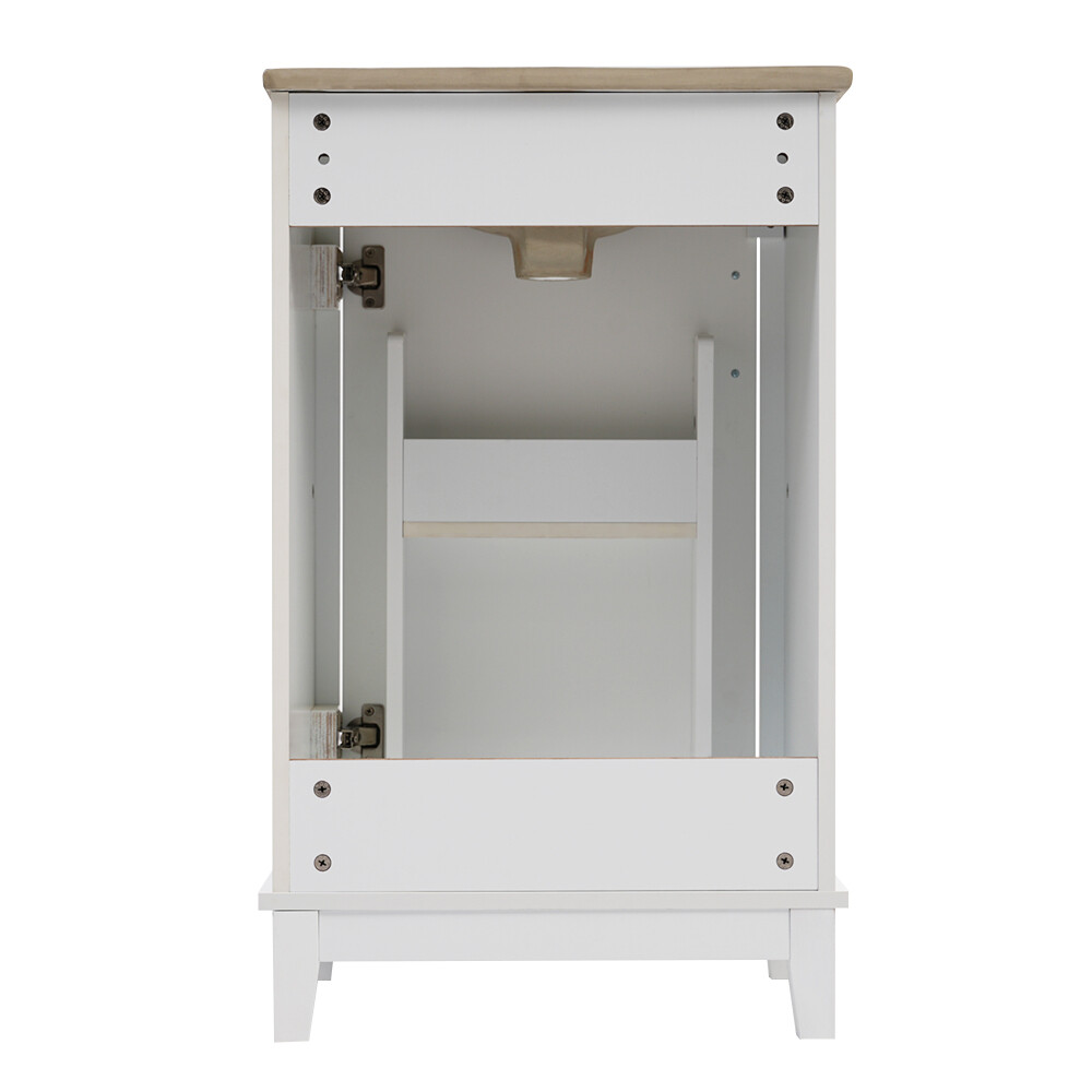 20 Inch Bathroom Vanity Modern Small Bathroom Vanity Cabinet With Ceramic Basin