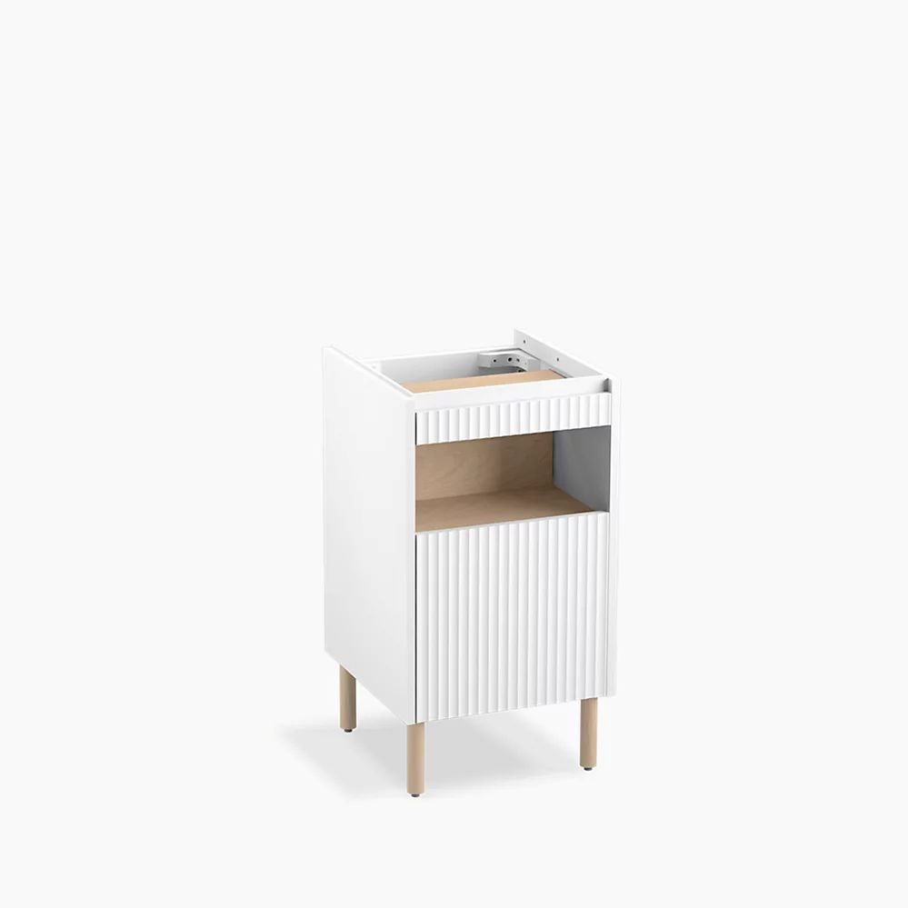 Kohler Spacity 17″ Wall-Hung Bathroom Vanity Cabinet Only White K-32160-0 NEW
