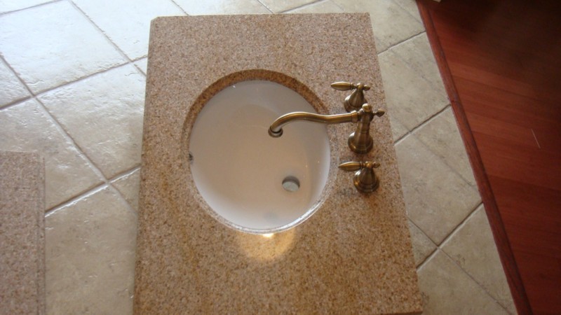 Granite Vanity Top 31 in x 22 in -Beige