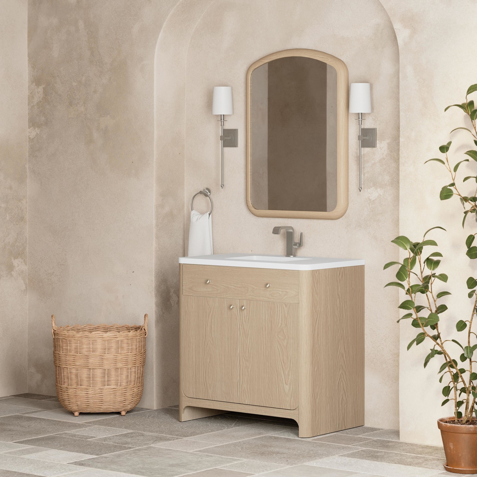 James Martin Vanities D125-V36-3WZ Gracyn 36″ – Coastal DriftWood