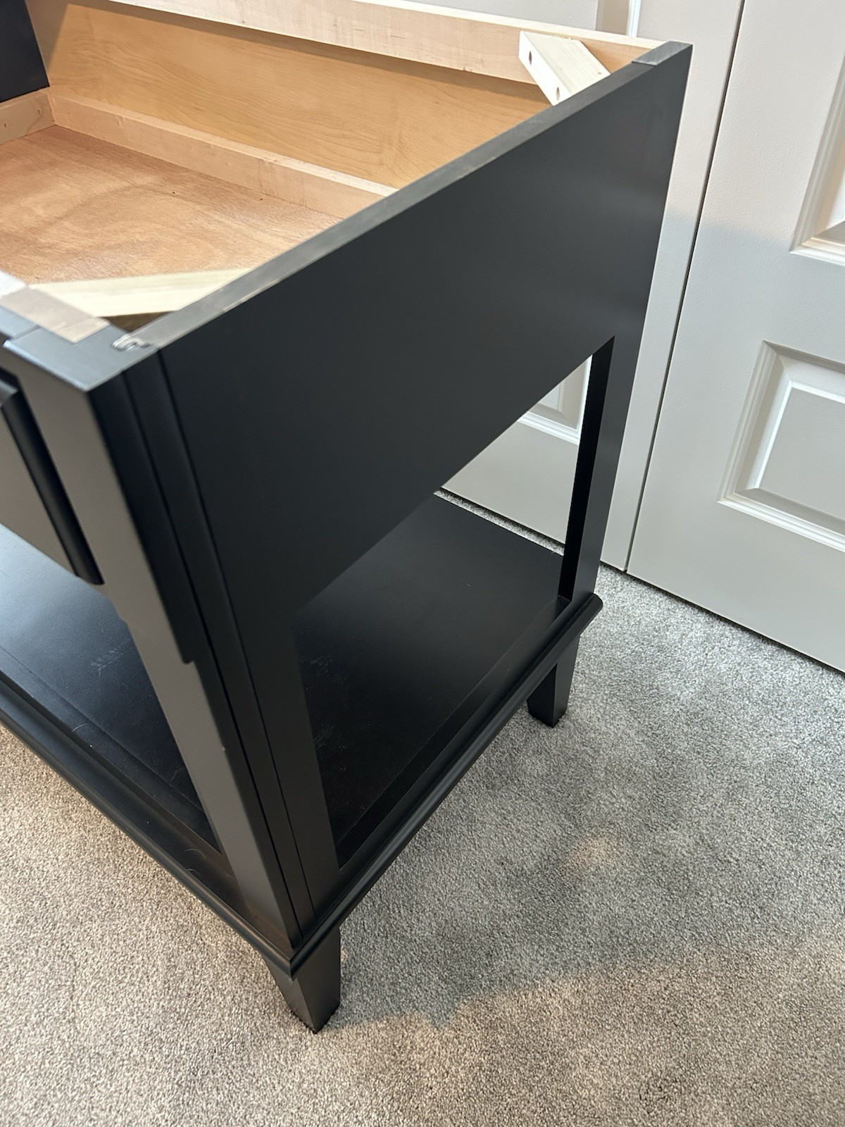 Black Woodpro Ashford 36”Open Dresser Bath Vanity-New-2 Available-priced For One