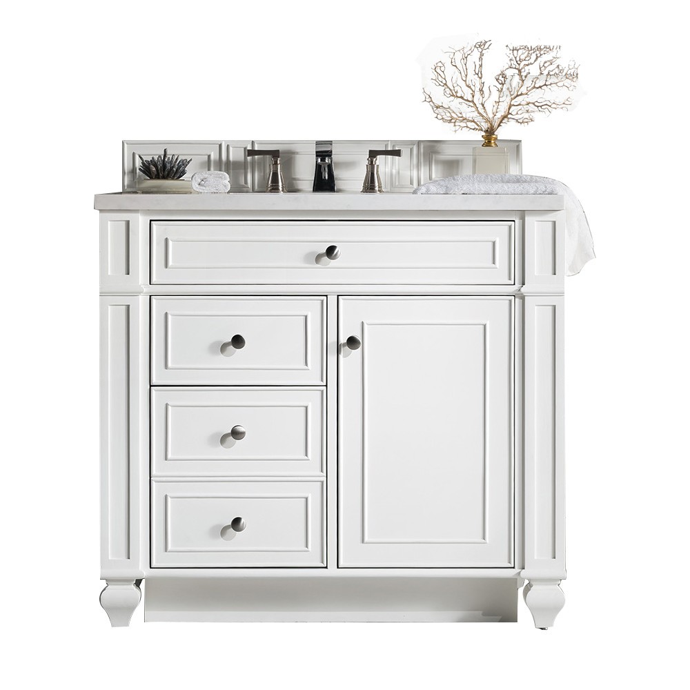James Martin Vanities 157-V36 Bristol 36″ Single Basin Hardwood – Wood