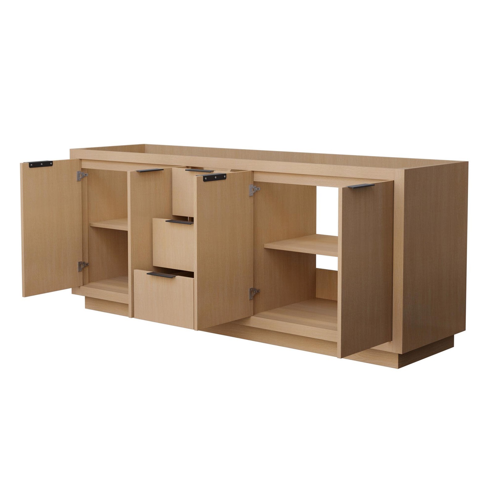 Wyndham Collection WCF282880D-CXSXXMXX Maroni 80″ Double – Light Straw / Brushed