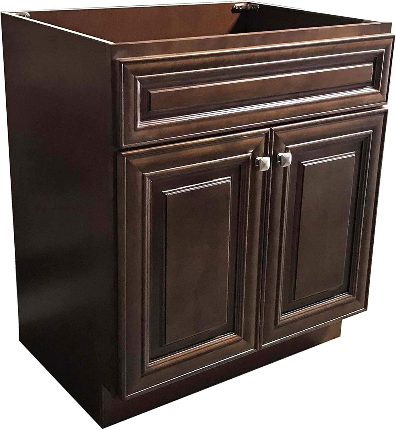 New Maple Walnut Single Bathroom Vanity Base Cabinet 30″ W X 21″ D X 34.5″ H