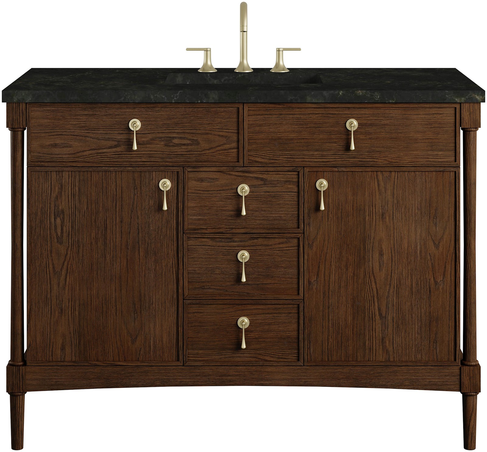 James Martin Vanities D680-V48-3PHT Kinnsden 48″ – Sable Oak
