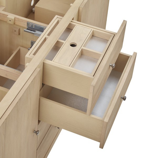 72″ James Martin Gracyn D125-V72-CSD Double Vanity Cabinet Coastal Driftwood